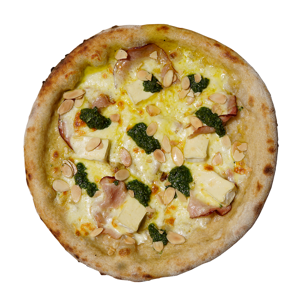 Brie and Pancetta with Pesto