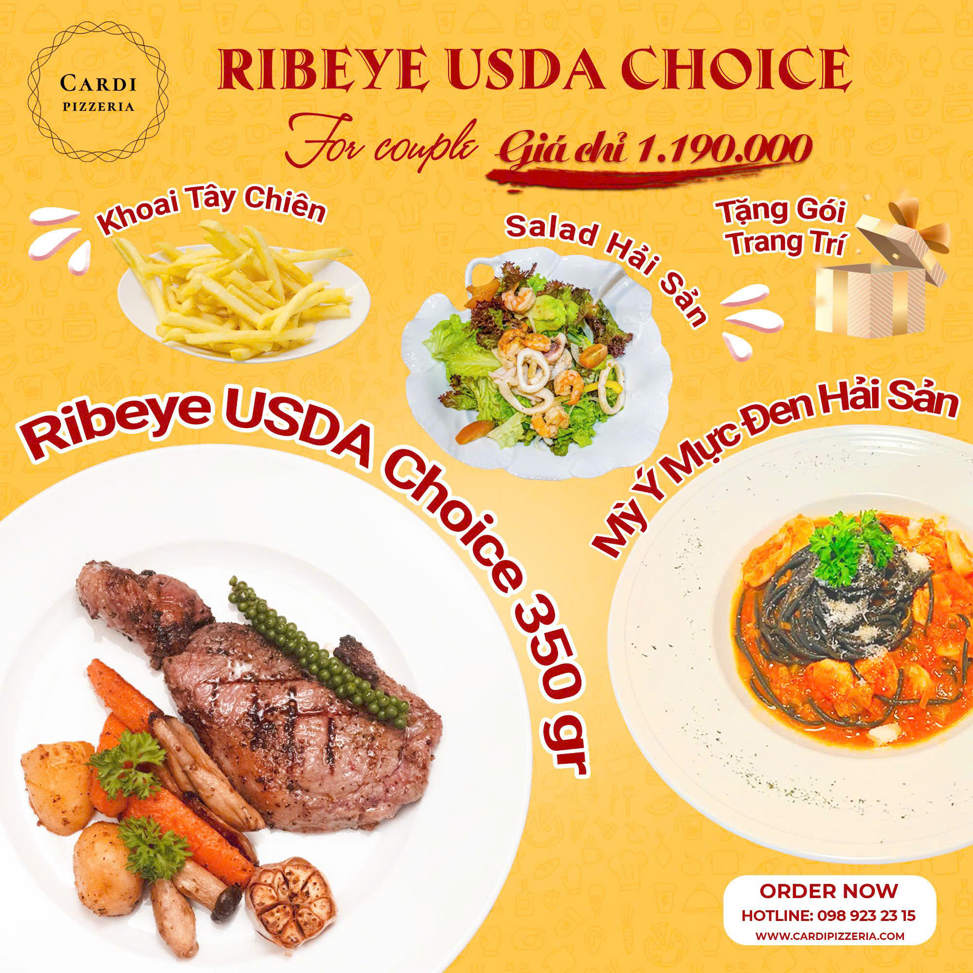 Gợi ý tiệc sinh nhật với Ribeye USDA Choice