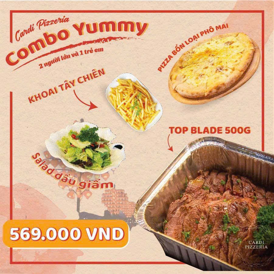 Combo Yummy tại Cardi Pizzeria