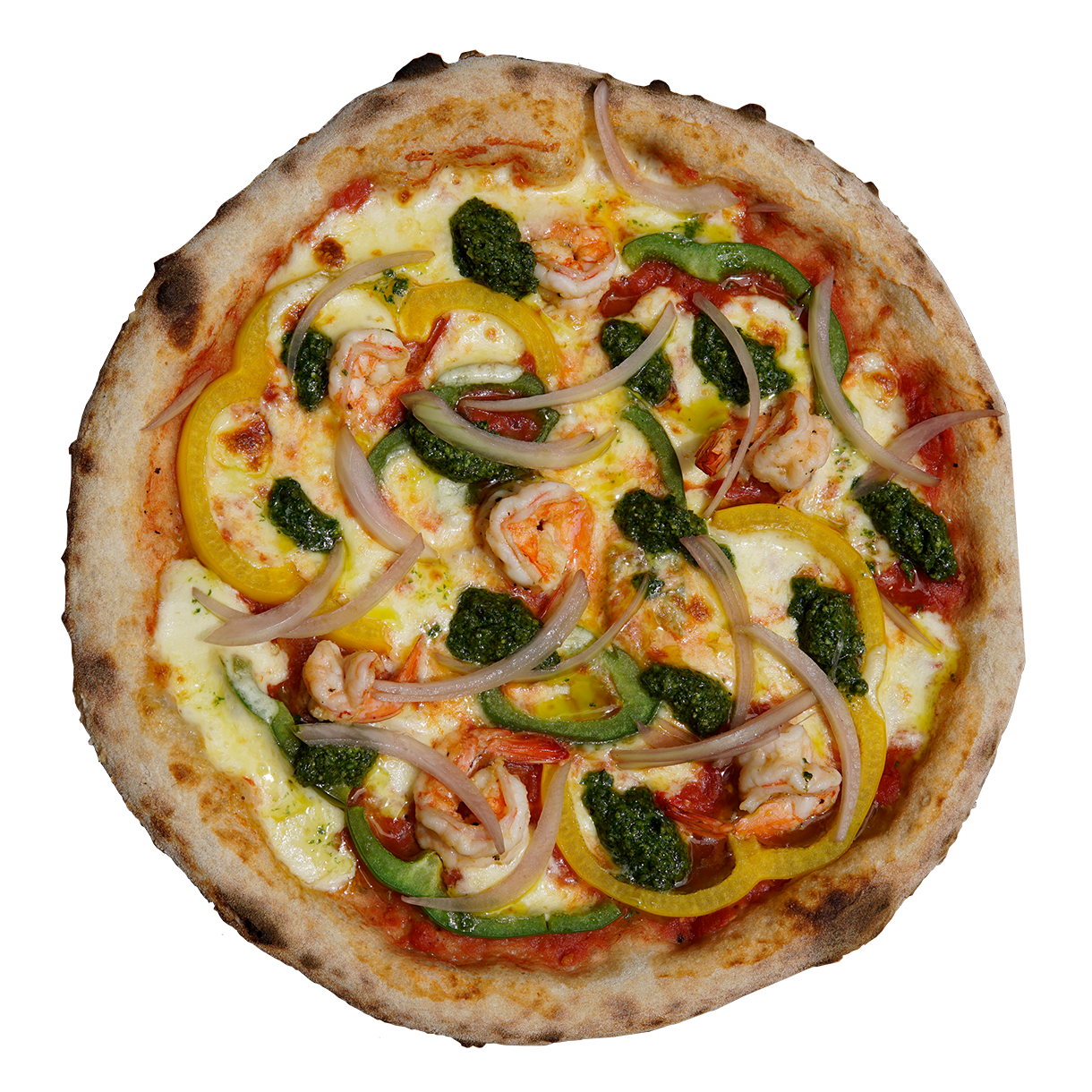 Prawn, Pecorino and Pesto