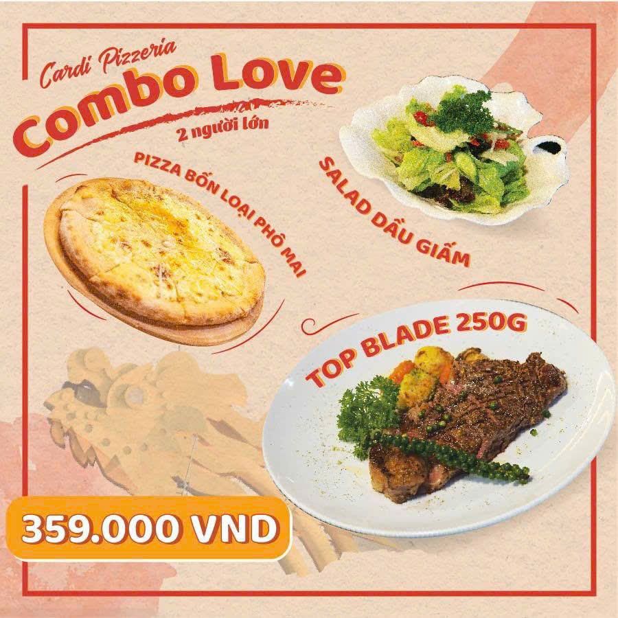 Combo love siêu hấp dẫn tại Cardi Pizziera